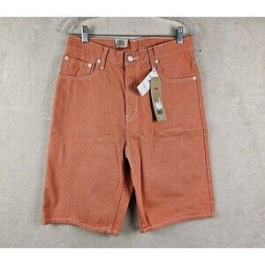 Levi's Men's 569 Loose Straight Denim Jean Shorts Orange Size 30